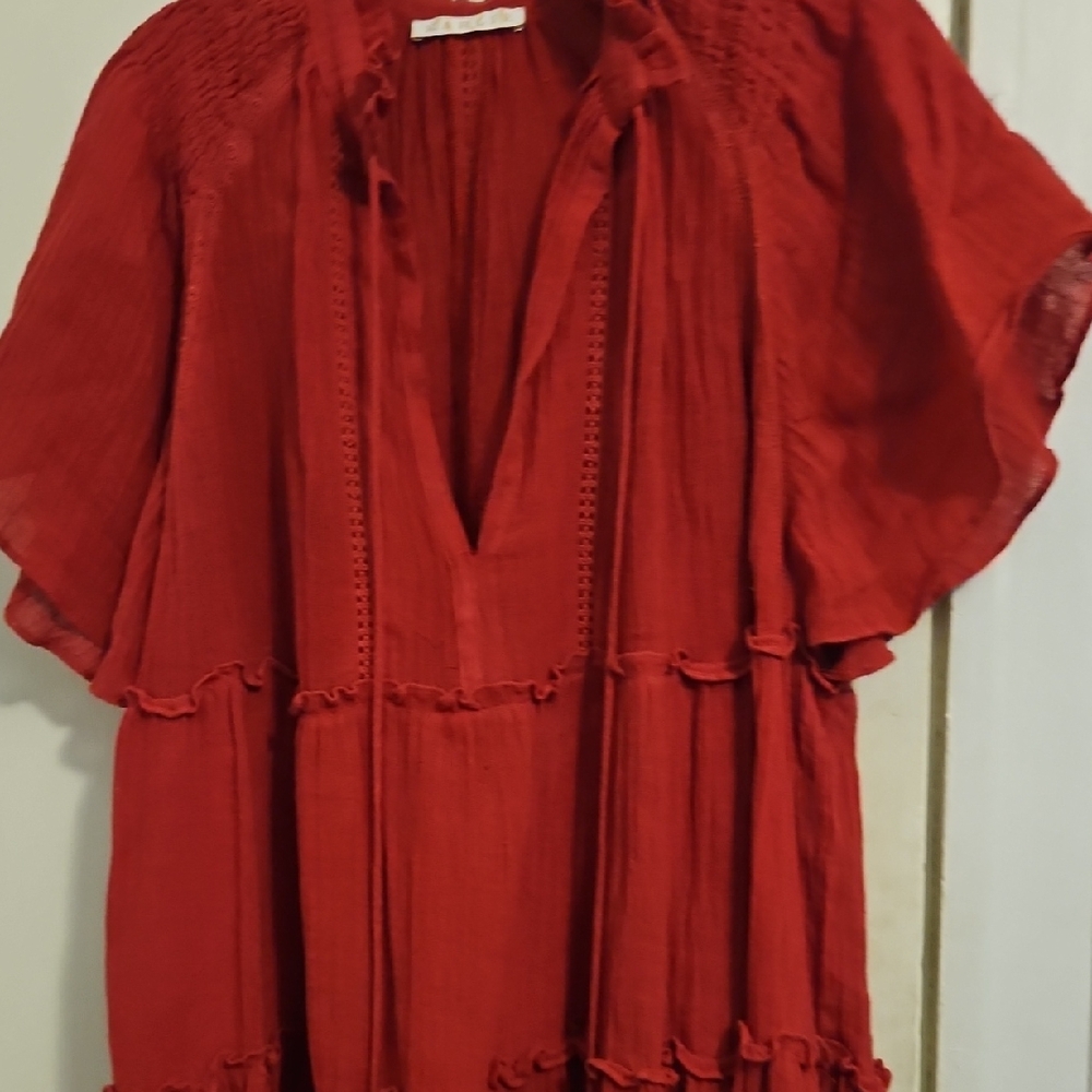 Elegant Red Women's Dress